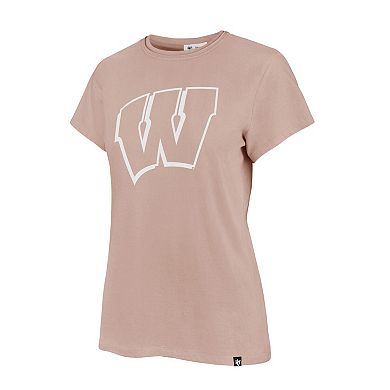 Women's '47 Pink Wisconsin Badgers Premier Frankie T-Shirt