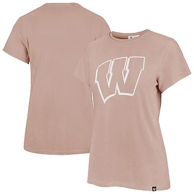 Women's '47 Pink Wisconsin Badgers Premier Frankie T-Shirt