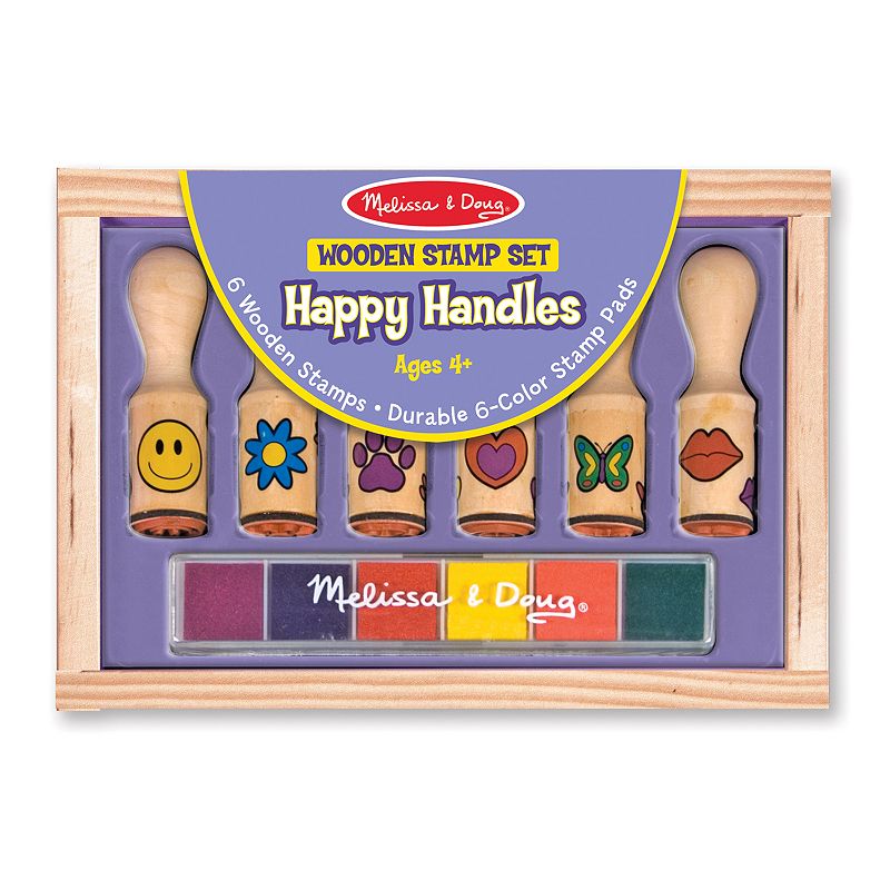 91398198 Melissa & Doug Happy Handle Stamp Set, Multicolor sku 91398198