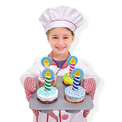 Melissa & Doug Bake & Decorate Cupcake Set