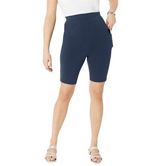 Roaman's Women's Plus Size Side-Pocket Bike Short