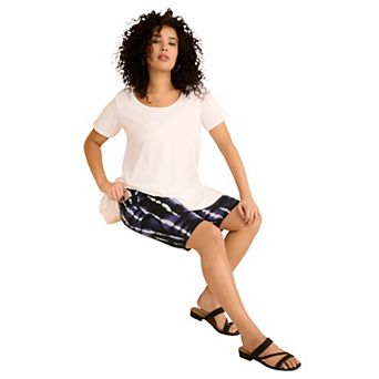 Roaman's Women's Plus Size Side-Pocket Bike Short