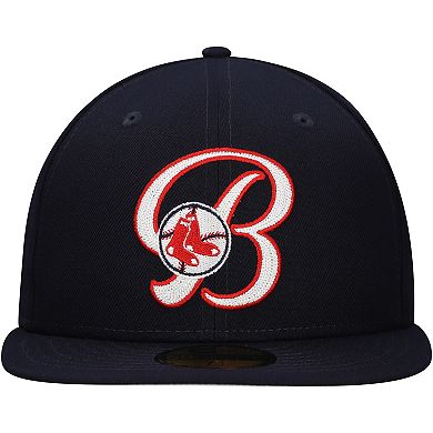 Men's New Era Navy Boston Red Sox Duo Logo 2.0 59FIFTY Fitted Hat