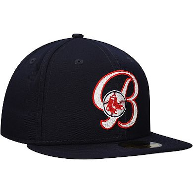 Men's New Era Navy Boston Red Sox Duo Logo 2.0 59FIFTY Fitted Hat