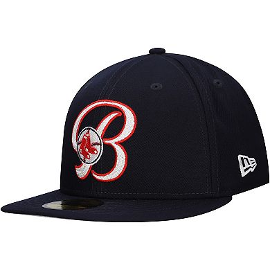 Men's New Era Navy Boston Red Sox Duo Logo 2.0 59FIFTY Fitted Hat