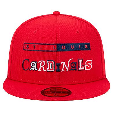 Men's New Era Red St. Louis Cardinals Ransom 59FIFTY Fitted Hat