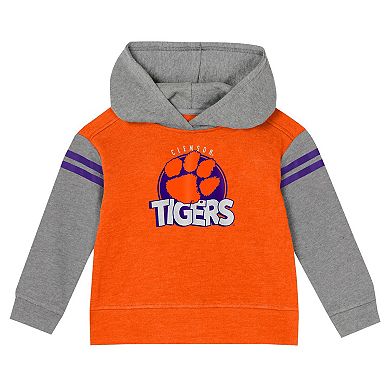 Girls Juvenile Orange Clemson Tigers Preschool Clubhouse Pullover Hoodie & Legging Set