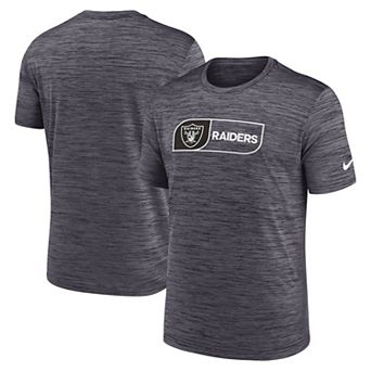 Men's Nike Black Las Vegas Raiders Big & Tall Velocity Jock Tag Performance T-Shirt