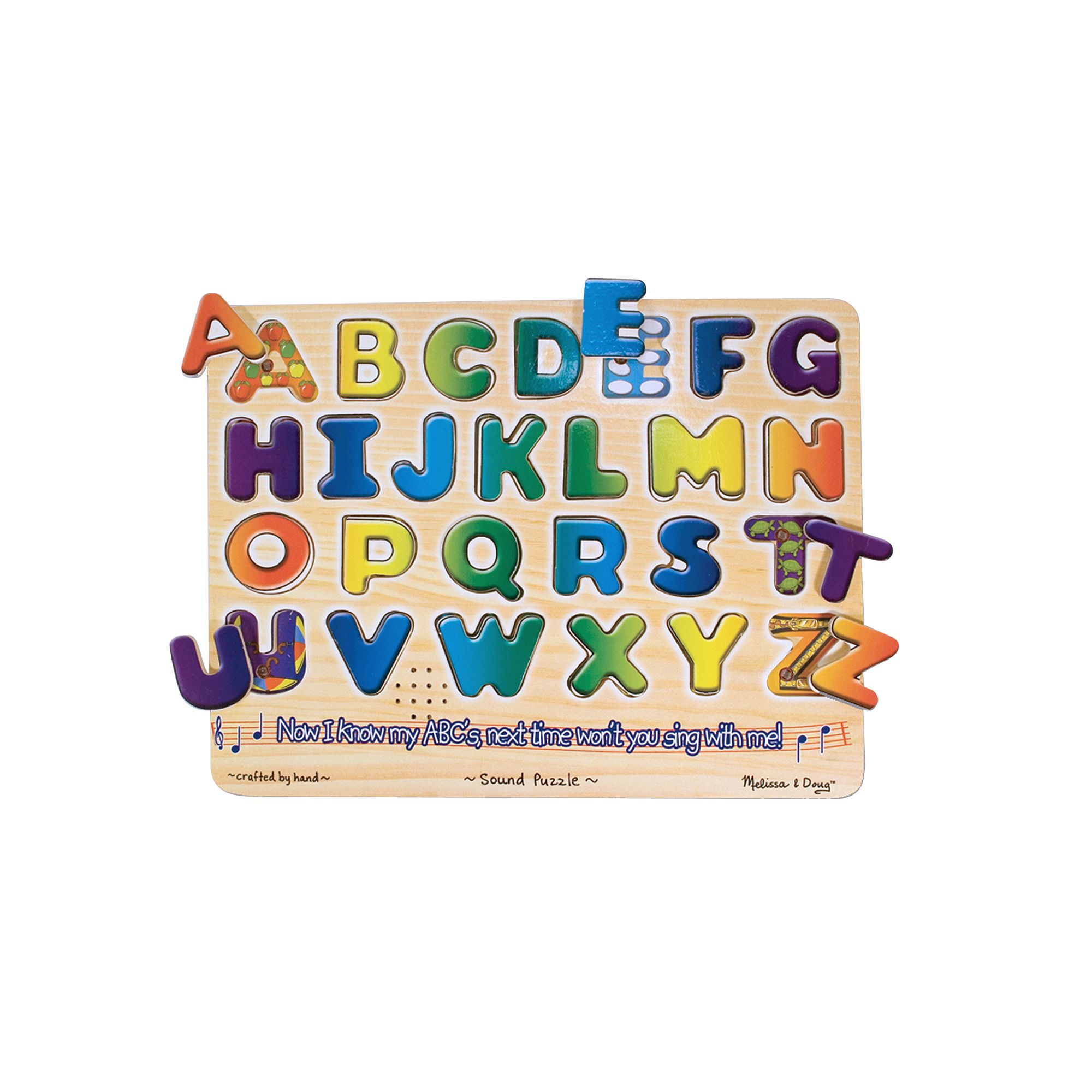 Melissa & Doug Alphabet Sound Puzzle, Multicolor