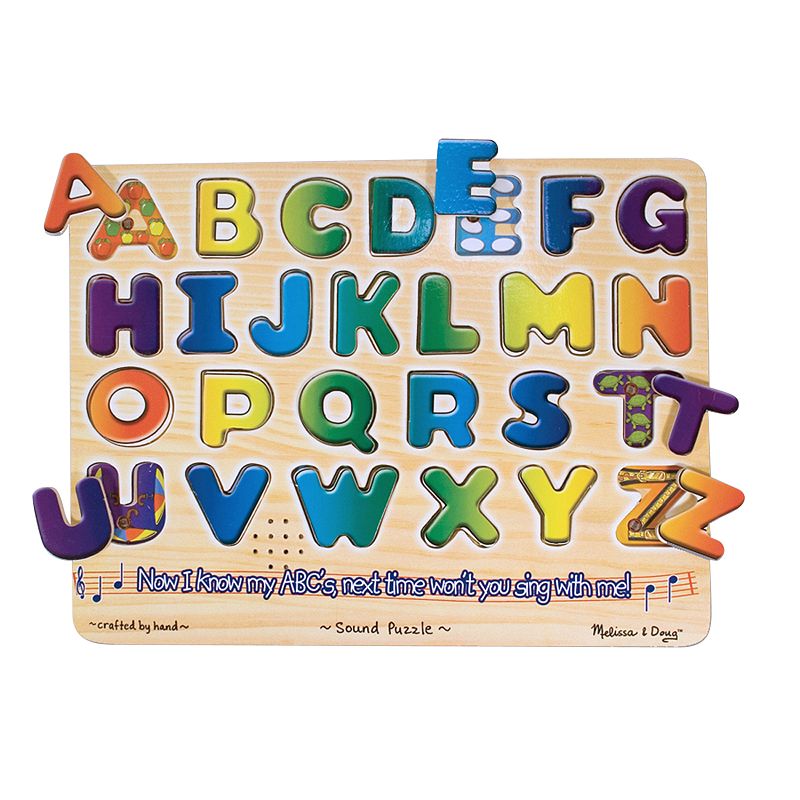 Melissa & Doug Alphabet Sound Puzzle, Multicolor