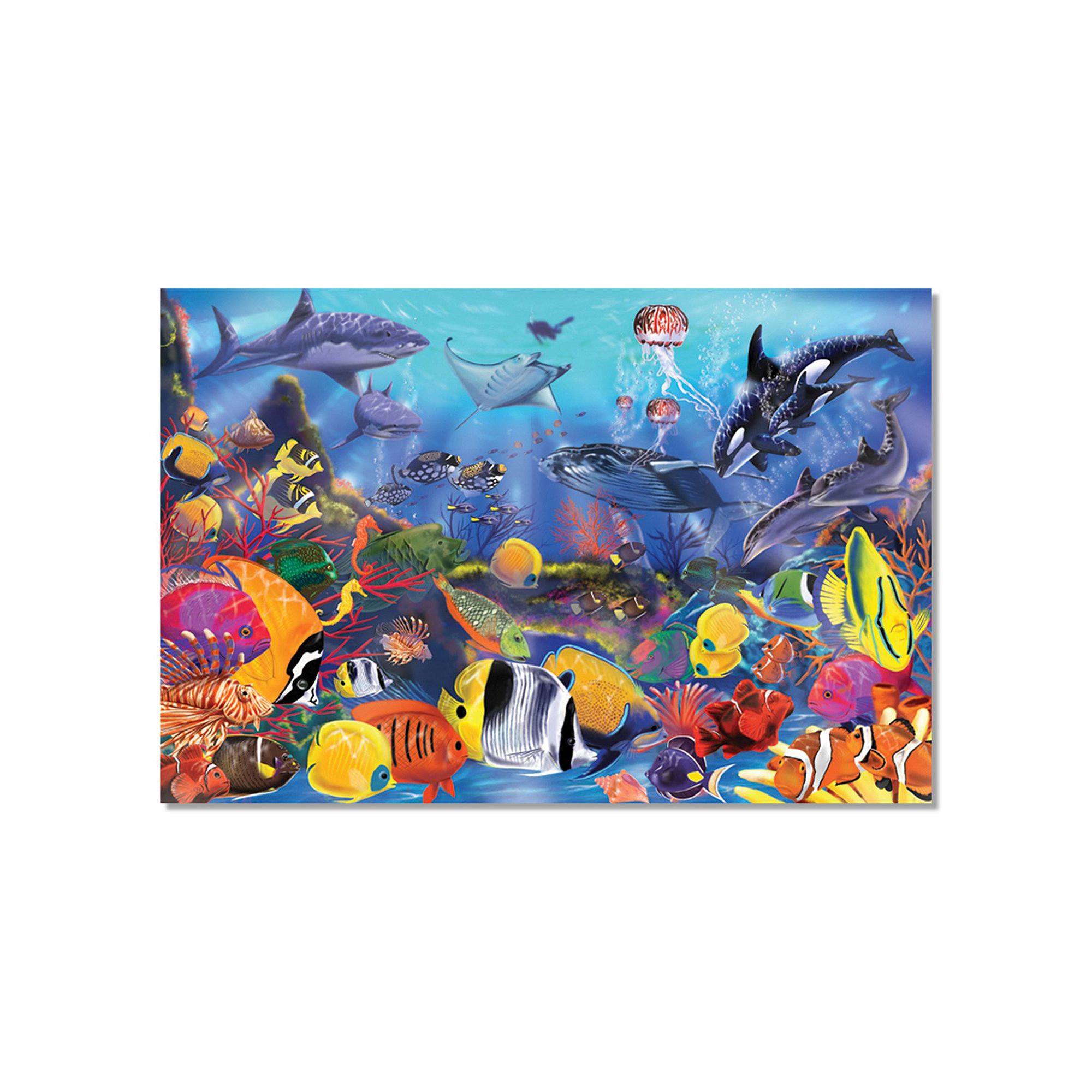 Melissa & Doug Underwater Floor Puzzle, Multicolor
