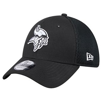 Men's New Era Black Minnesota Vikings Main Neo 39THIRTY Flex Hat