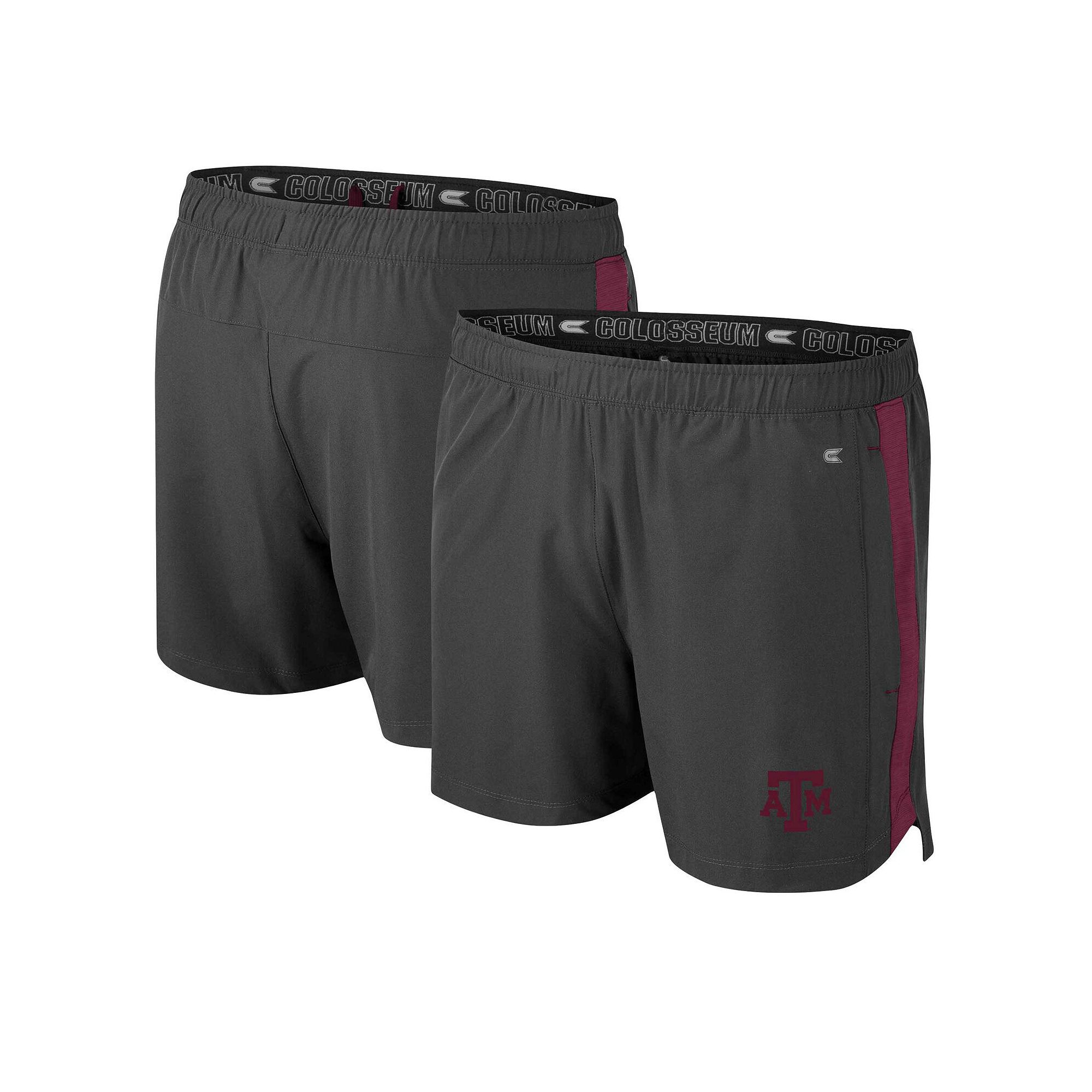 Mens Colosseum Charcoal Texas A&M Aggies Langmore Shorts, Size: Large