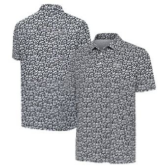 Men's Antigua Gray/Black Inter Miami CF Seasons Polo