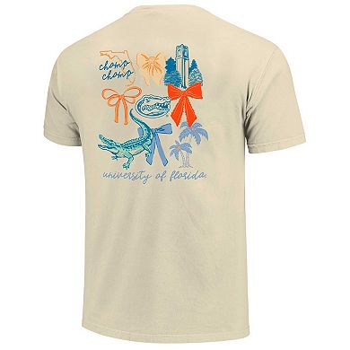 Unisex Image One Natural Florida Gators Comfort Colors Coquette T-Shirt