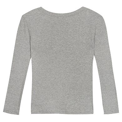 Toddler Heather Gray Las Vegas Raiders Long Sleeve T-Shirt and Pants Sleep Set