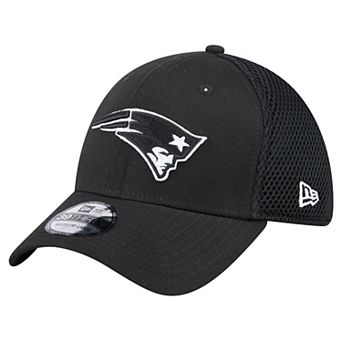 Men's New Era Black New England Patriots Main Neo 39THIRTY Flex Hat