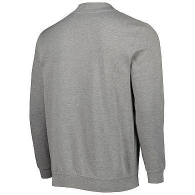 Men's Colosseum Heathered Gray Kentucky Wildcats Tortugas Quarter-Zip Sweatshirt