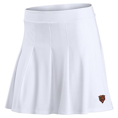Women's Fanatics White Chicago Bears Primary Logo Tennis Skort