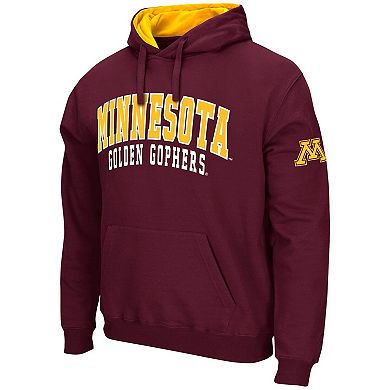 Men's Colosseum Maroon Minnesota Golden Gophers Double Arch Pullover Hoodie