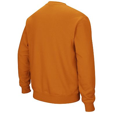 Men's Colosseum Texas Orange Texas Longhorns Arch & Logo Pullover Sweatshirt