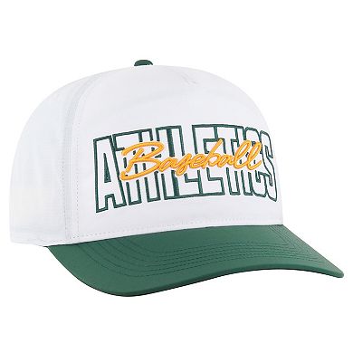 Men's '47 White Oakland Athletics Lineman Hitch Adjustable Hat
