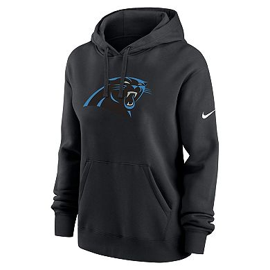 Women's Nike Black Carolina Panthers Club Fleece Pullover Hoodie