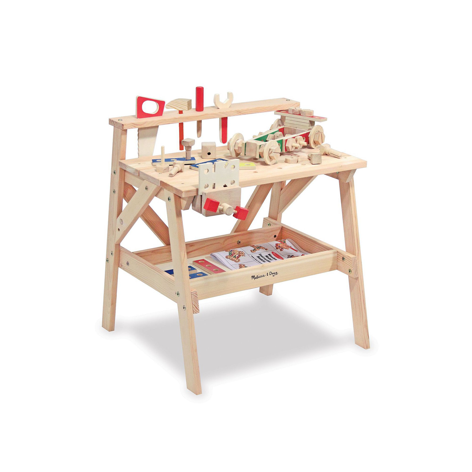 Melissa & Doug® Wooden Project Workbench, Multicolor