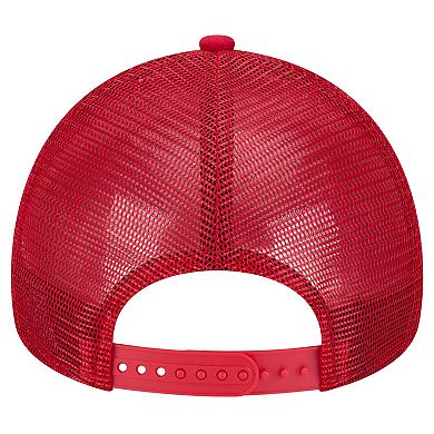 Men's New Era Red Cincinnati Reds 9FORTY A-Frame Trucker Adjustable Hat