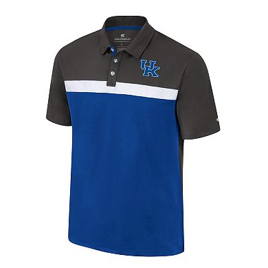 Men's Colosseum Charcoal Kentucky Wildcats Two Yutes Polo