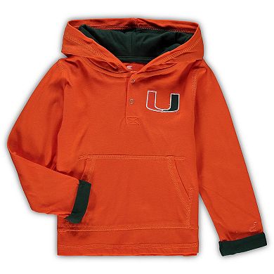 Toddler Colosseum Orange/Heathered Gray Miami Hurricanes Poppies Hoodie and Sweatpants Set