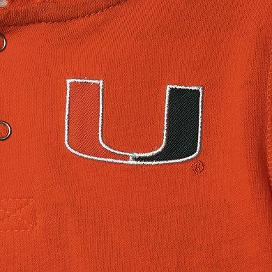 Toddler Colosseum Orange/Heathered Gray Miami Hurricanes Poppies Hoodie and Sweatpants Set