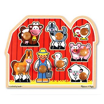 Melissa & Doug Large Farm Jumbo Knob Puzzle