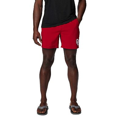 Men's Columbia Crimson Oklahoma Sooners PFG Terminal Roamer Omni-Shade Stretch Shorts