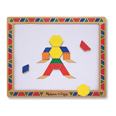 Melissa and Doug Magnetic Pattern Block Kit