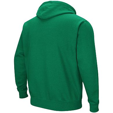 Men's Colosseum Green Notre Dame Fighting Irish Big & Tall Arch & Logo 2.0 Pullover Hoodie