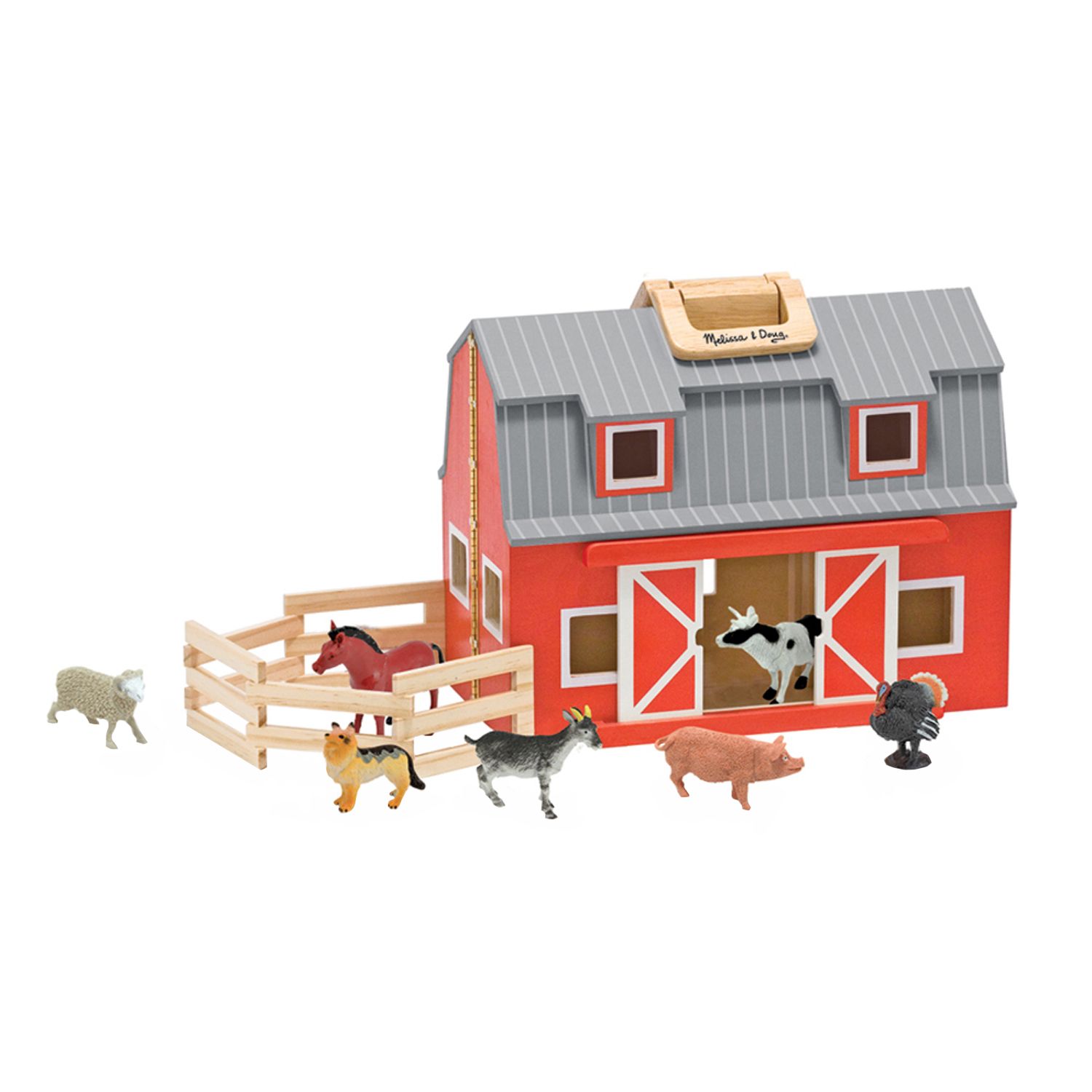 barn and animal toys
