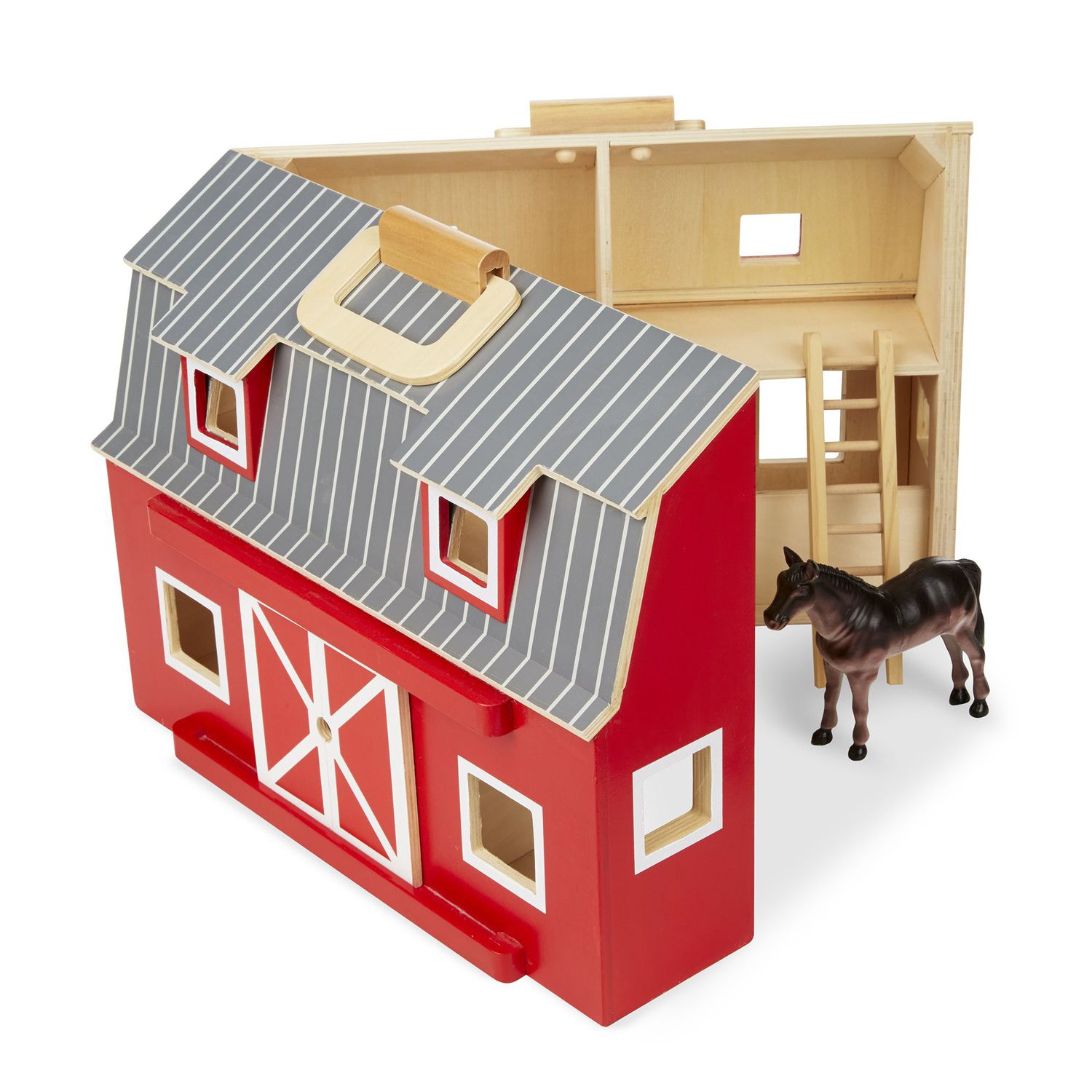 Детские фигурки Melissa & Doug Fold & Go Barn — фото 4
