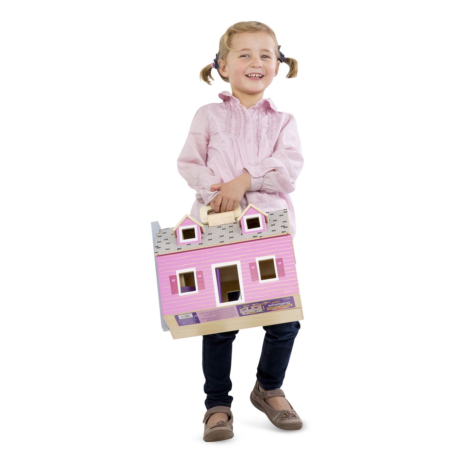 Мини-кукольный домик складной Melissa & Doug Fold & Go — фото 4