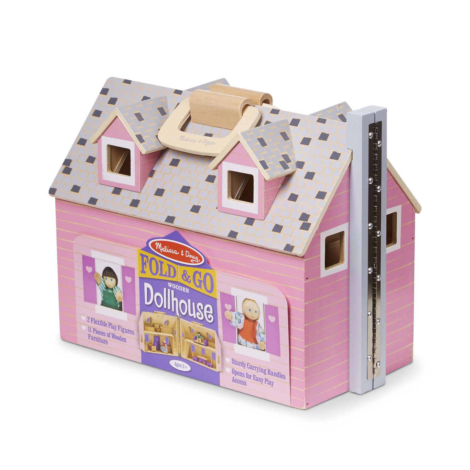 Мини-кукольный домик складной Melissa & Doug Fold & Go — фото 5