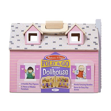 Melissa and Doug Fold and Go Mini Dollhouse
