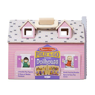 Melissa & Doug Fold & Go Mini Dollhouse