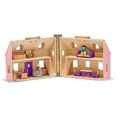 Melissa and Doug Fold and Go Mini Dollhouse
