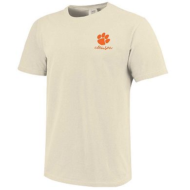 Unisex Image One Natural Clemson Tigers Comfort Colors Coquette T-Shirt