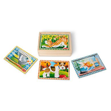 Melissa and Doug Pets Jigsaw Puzzles in a Box Set