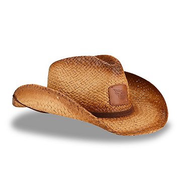 Unisex New Era Brown Tennessee Titans Dutton Curved Brim Straw Hat