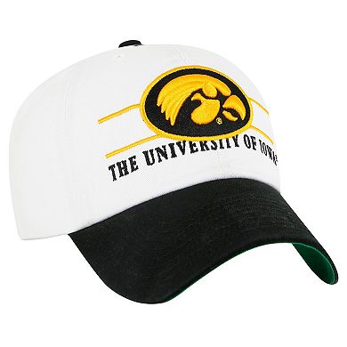 Men's '47 White Iowa Hawkeyes Gridiron Clean Up Adjustable Hat