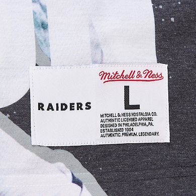 Men's Mitchell & Ness Bo Jackson Gray Los Angeles Raiders Burst Retired Player T-Shirt