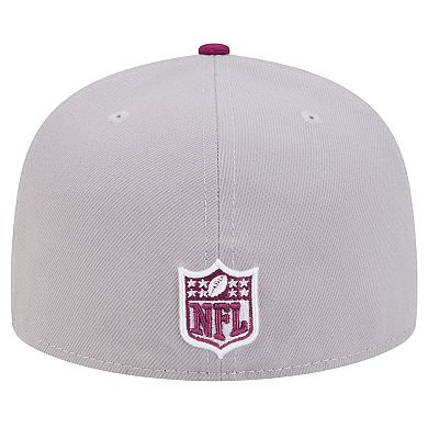 Men's New Era Gray/Purple Dallas Cowboys Two-Tone Color Pack 59FIFTY Fitted Hat