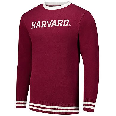 Unisex Uscape Apparel Crimson Harvard Crimson Renew Knit Vintage Pullover Sweater
